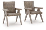 Carisbo - Beige - Arm Chair (Set of 2)