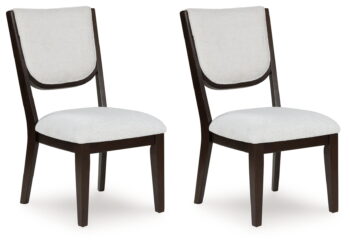 Breckington - Dark Brown - Dining Upholstered Side Chair (Set of 2)