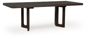 Breckington - Dark Brown - Rectangular Dining Room Extension Table