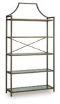 Bernonly - Antique Bronze Finish - Bookcase