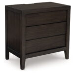 Westonfort - Espresso - Three Drawer Night Stand