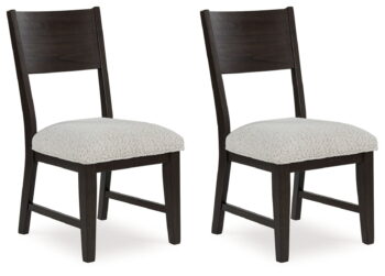Westonfort - Espresso - Dining Upholstered Side Chair (Set of 2)