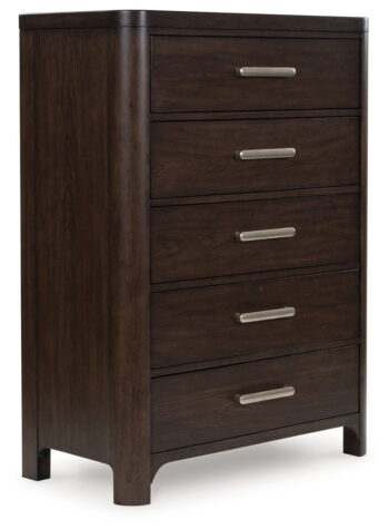 Breckington - Dark Brown - Five Drawer Chest
