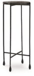 Newgoren - Clear / Black - Accent Table