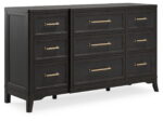 Welltern - Black - Dresser