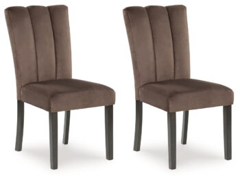 Jazmore - Mocha - Dining Upholstered Side Chair (Set of 2)