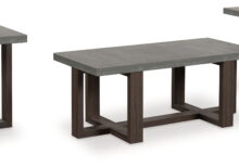 Dynnford - Gray / Brown - Occasional Table Set (Set of 3)