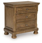 Vandenmore - Medium Brown - Two Drawer Night Stand