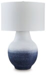 Dashland - White / Navy - Metal Table Lamp