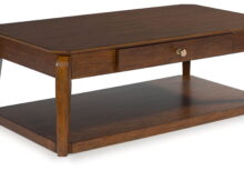 Trenmour - Medium Brown - Rectangular Cocktail Table