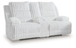 Technique - Double Reclining Power Loveseat With Console