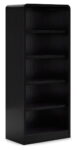 Rowanbeck - Black - Large Bookcase
