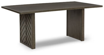 Arkenton - Grayish Brown - Rectangular Dining Room Table
