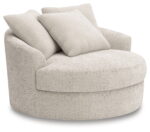 Snodoodle - Arctic - Oversized Swivel Accent Chair