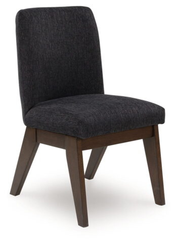 Kendamor - Dark Brown - Dining Upholstered Side Chair (Set of 2)