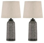Lanson - Antique Bronze Finish - Metal Table Lamp (Set of 2)