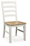 Westlinport - Antique White / Natural - Dining Room Side Chair (Set of 2)