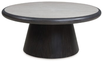 Bracken - French Black - Round Cocktail Table