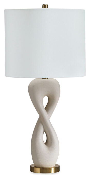 Judrich - White / Gold Finish - Poly Table Lamp