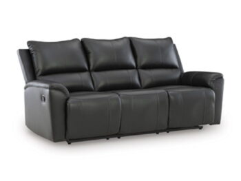 Danemere - Black - Reclining Sofa