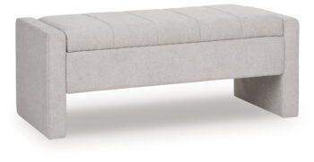 Akselman - Gray - Storage Bench